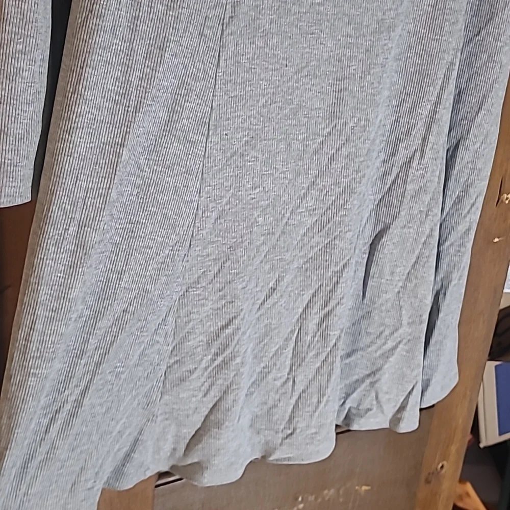 Grey Ribbed Dress - Picture 4 of 6